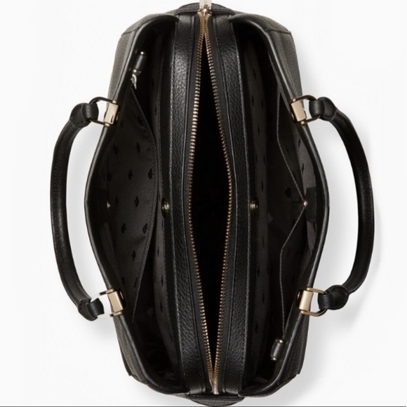 Kate Spade Leila Medium Satchel Black - Picture 6 of 13